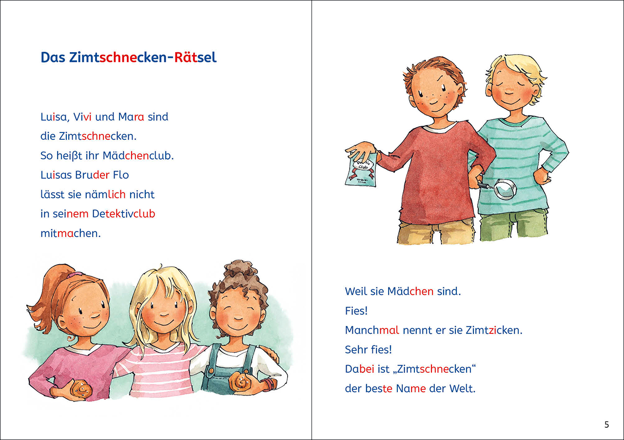 Leselöwen Lesetraining 2. Klasse - Ein Fall für die Mädchenbande 9783743210615_1