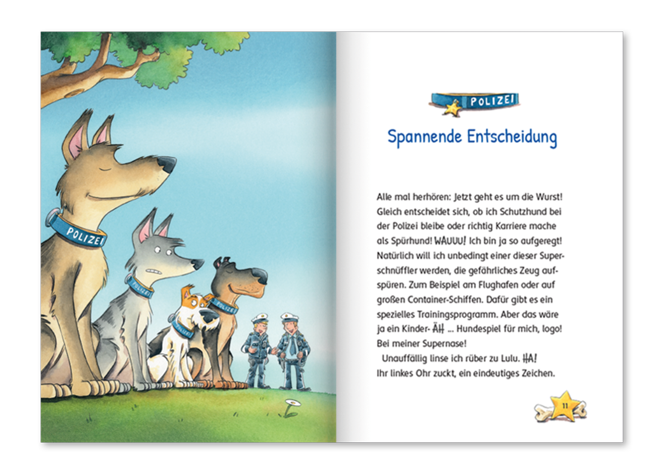 Kommissar Pfote Innenseite Band 3; Linkziel: Titeldetailseite Band 3