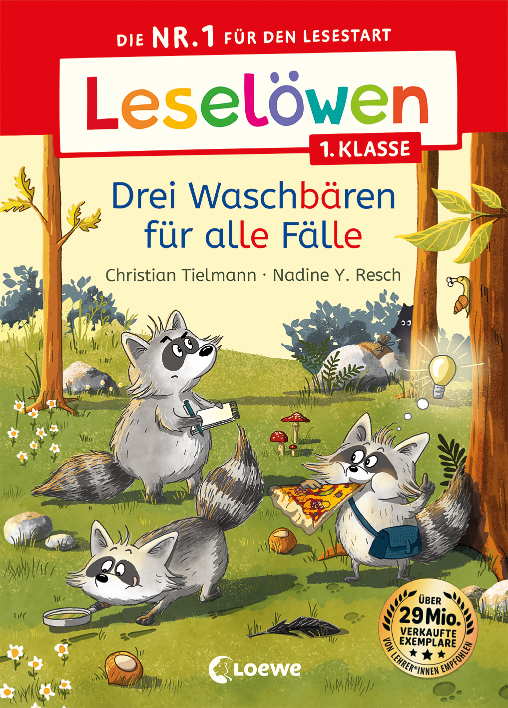 Leselöwen 1. Klasse - Drei Waschbären für alle Fälle 9783732028016