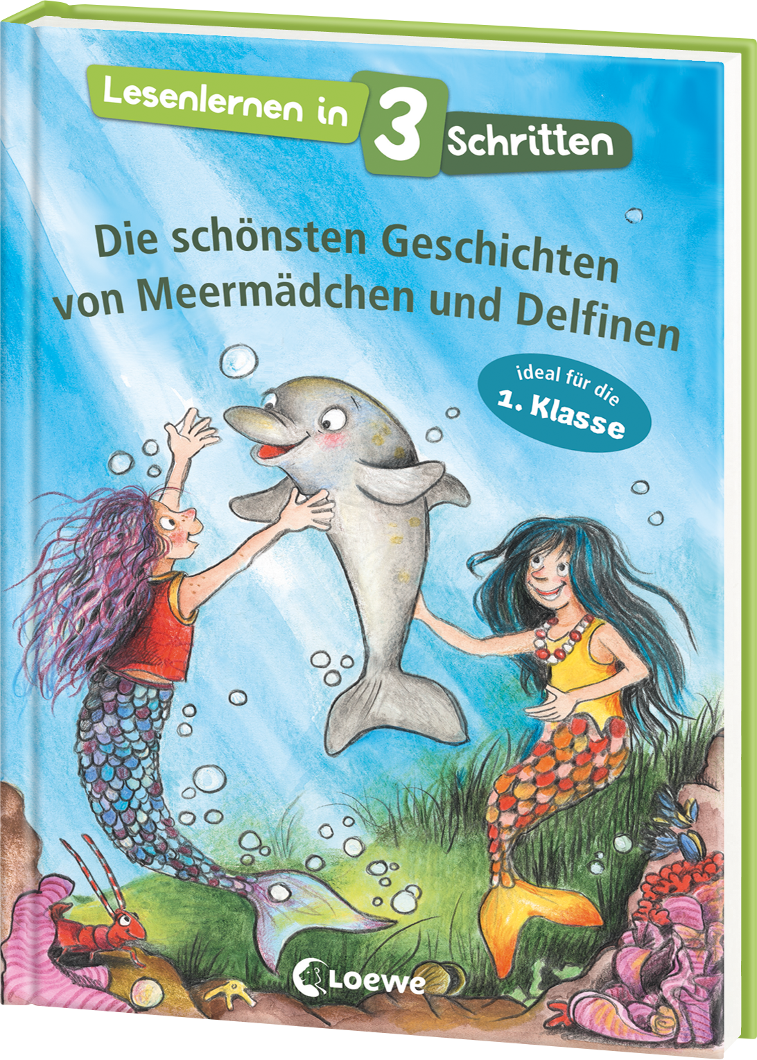 Lesenlernen in 3 Schritten - Die schönsten Geschichten von Meermädchen und Delfinen 9783743224933