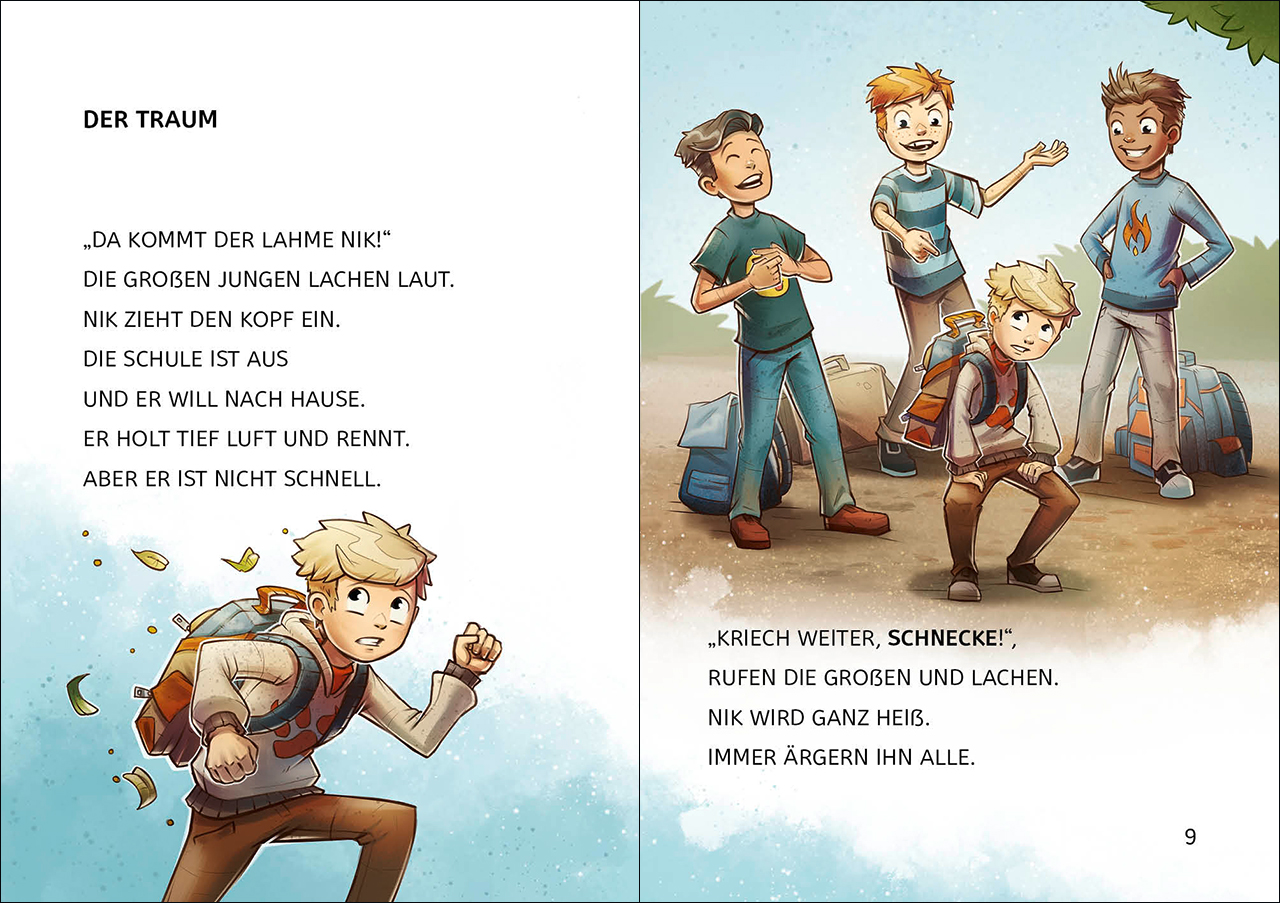 Leselöwen 2. Klasse - Die Magie des Tierwandlers (Großbuchstabenausgabe) 9783743210707_1