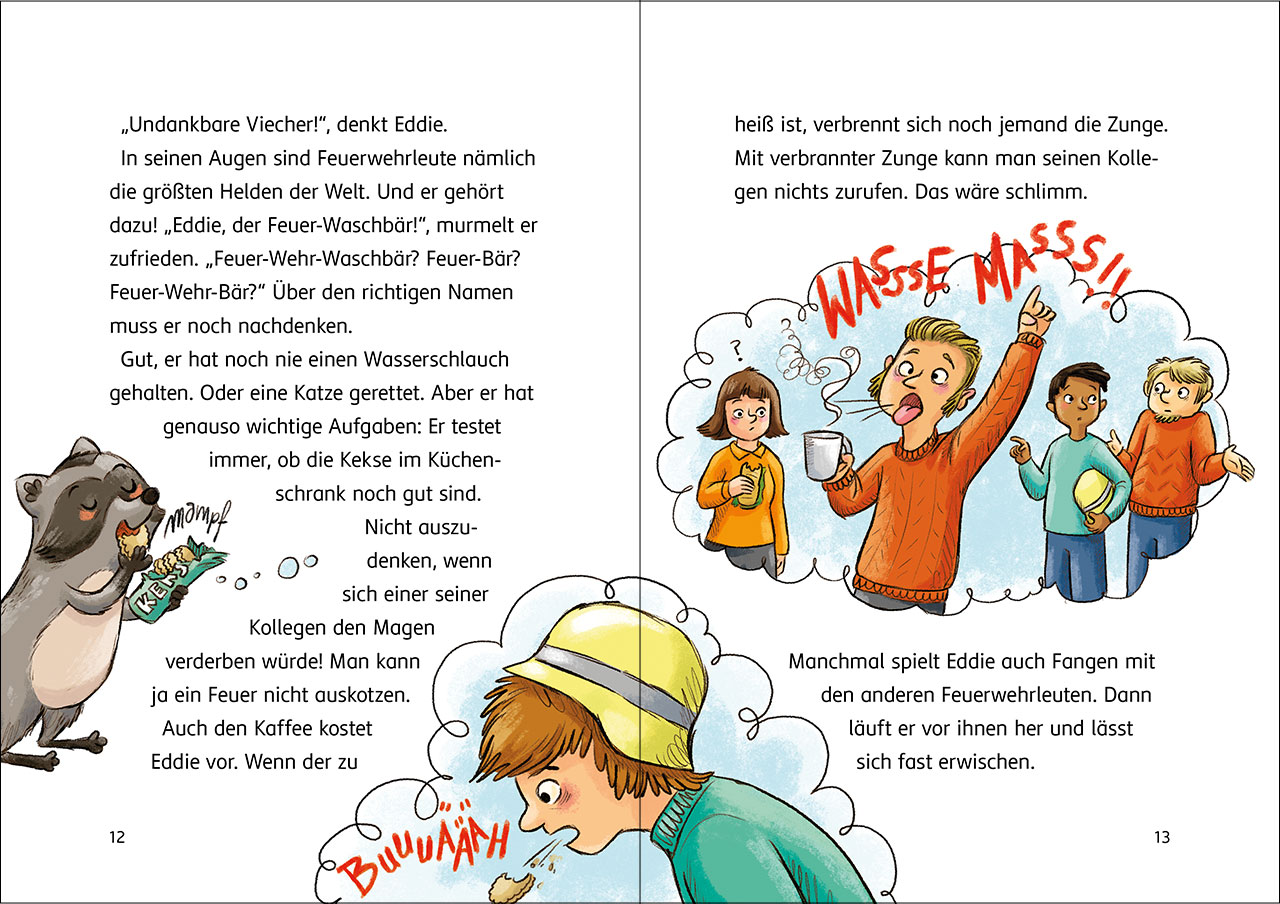 Die Tier-Feuerwehr (Band 1) - Ein Waschbär greift ein 9783743218352_07