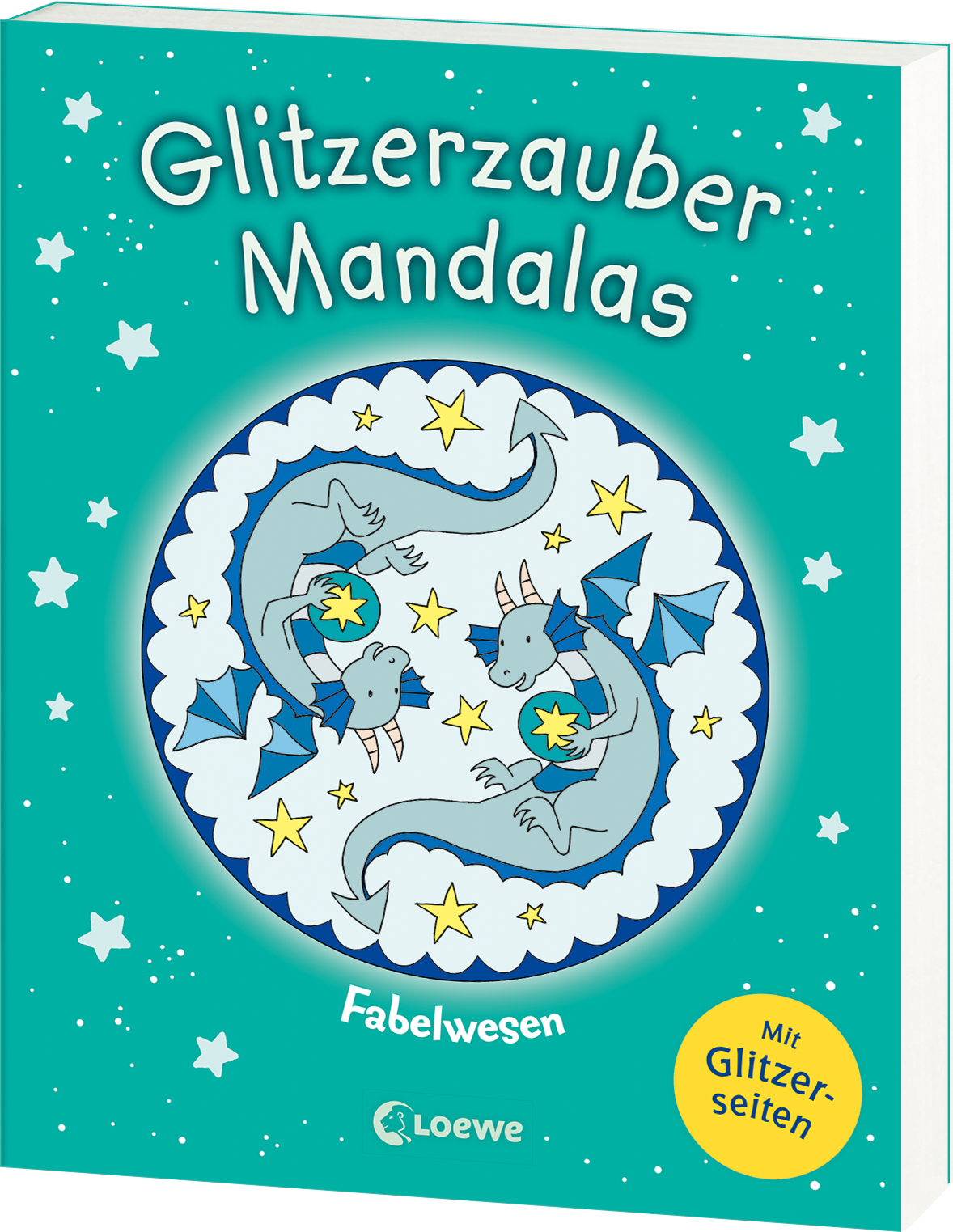 Glitzerzauber-Mandalas - Fabelwesen 9783743202320