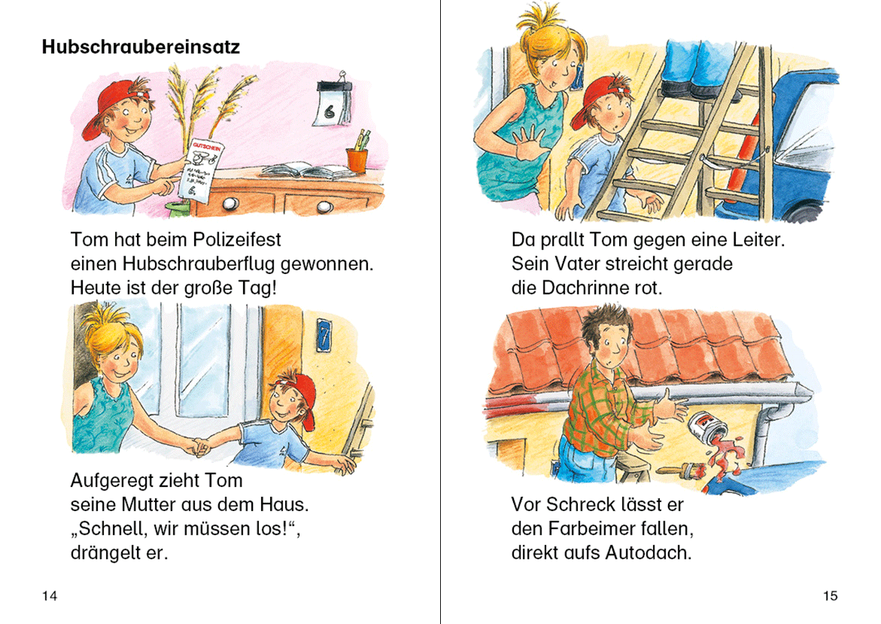 7-Minuten-Geschichten zum Lesenlernen - Polizei und Feuerwehr im Einsatz 9783743218277_11