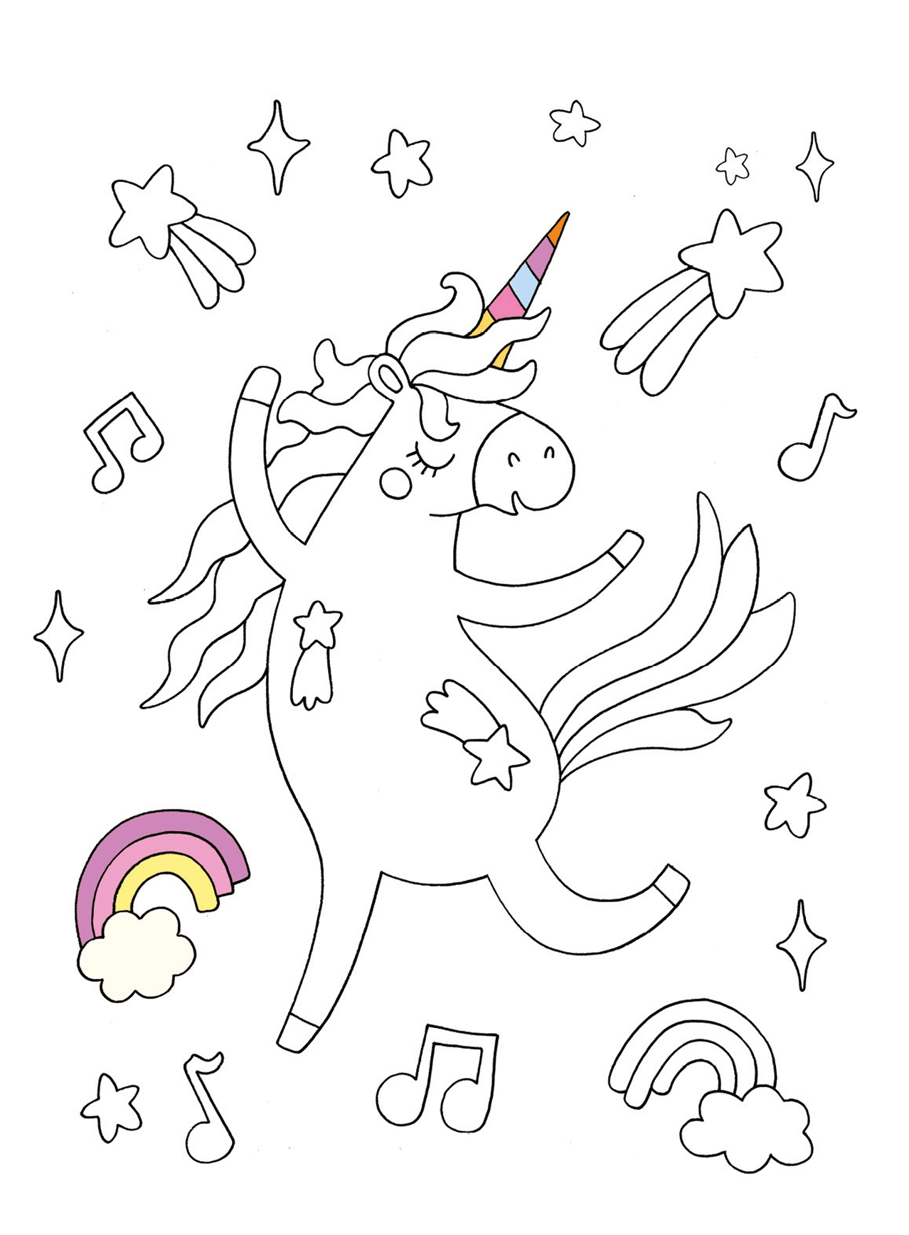 Meine Einhorn-Welt - Malblock 9783743224230_12