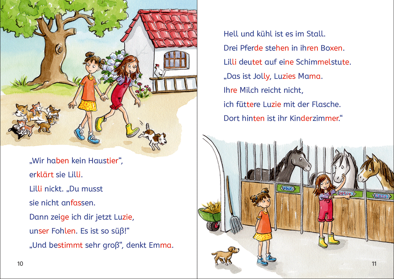 Die besten Silbengeschichten zum Lesenlernen - Pferde und Ponys 9783743223226_12