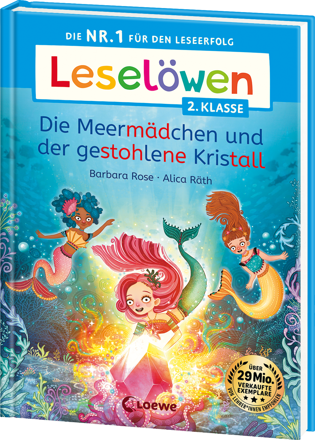 Leselöwen 2. Klasse - Die Meermädchen und der gestohlene Kristall 9783743216297