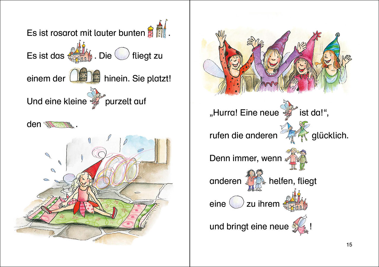 Lesenlernen in 3 Schritten - Die schönsten Feengeschichten 9783743216167_3