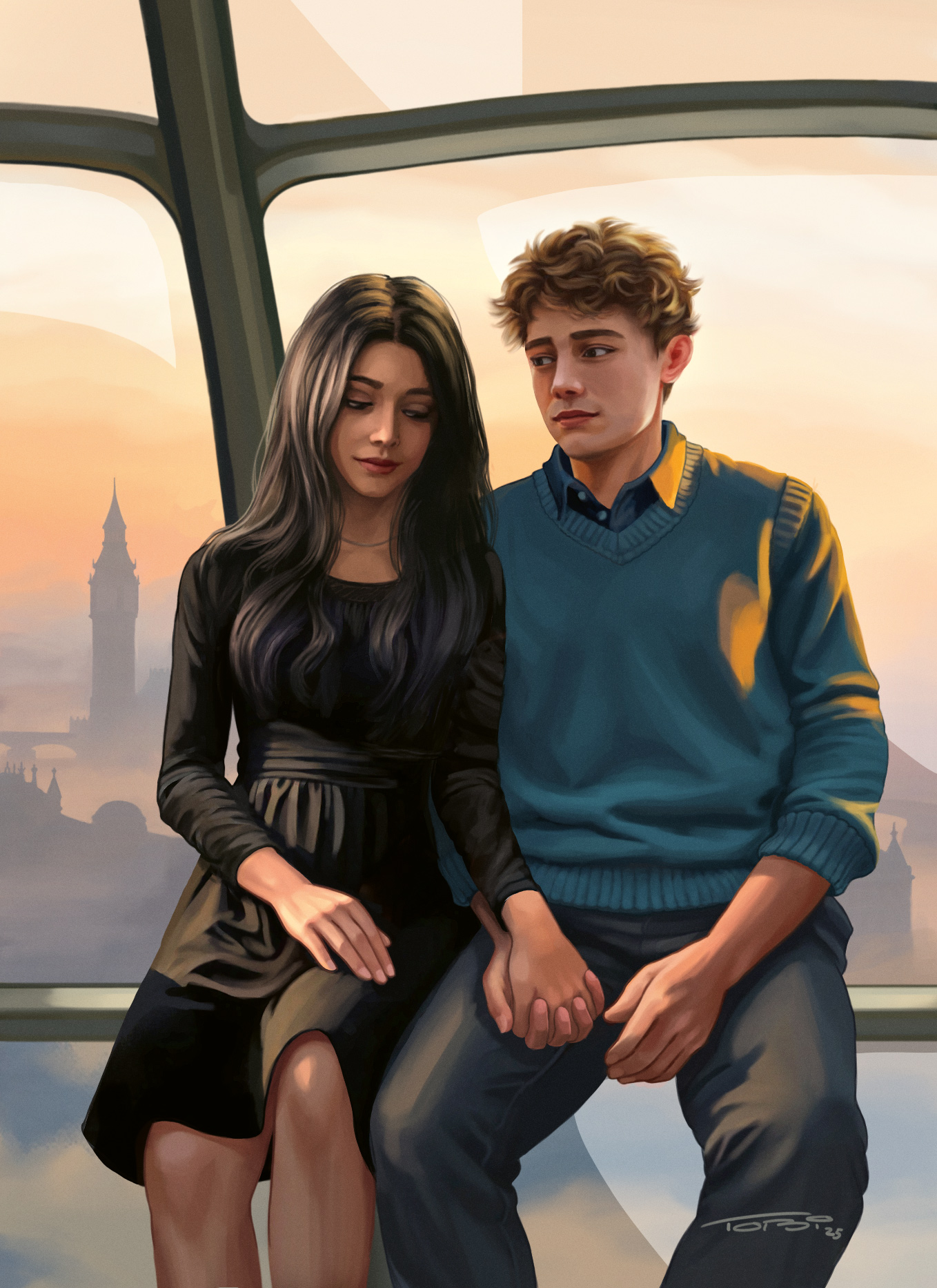 Postkarte Before the moon falls; Linkziel: Download Postkarte