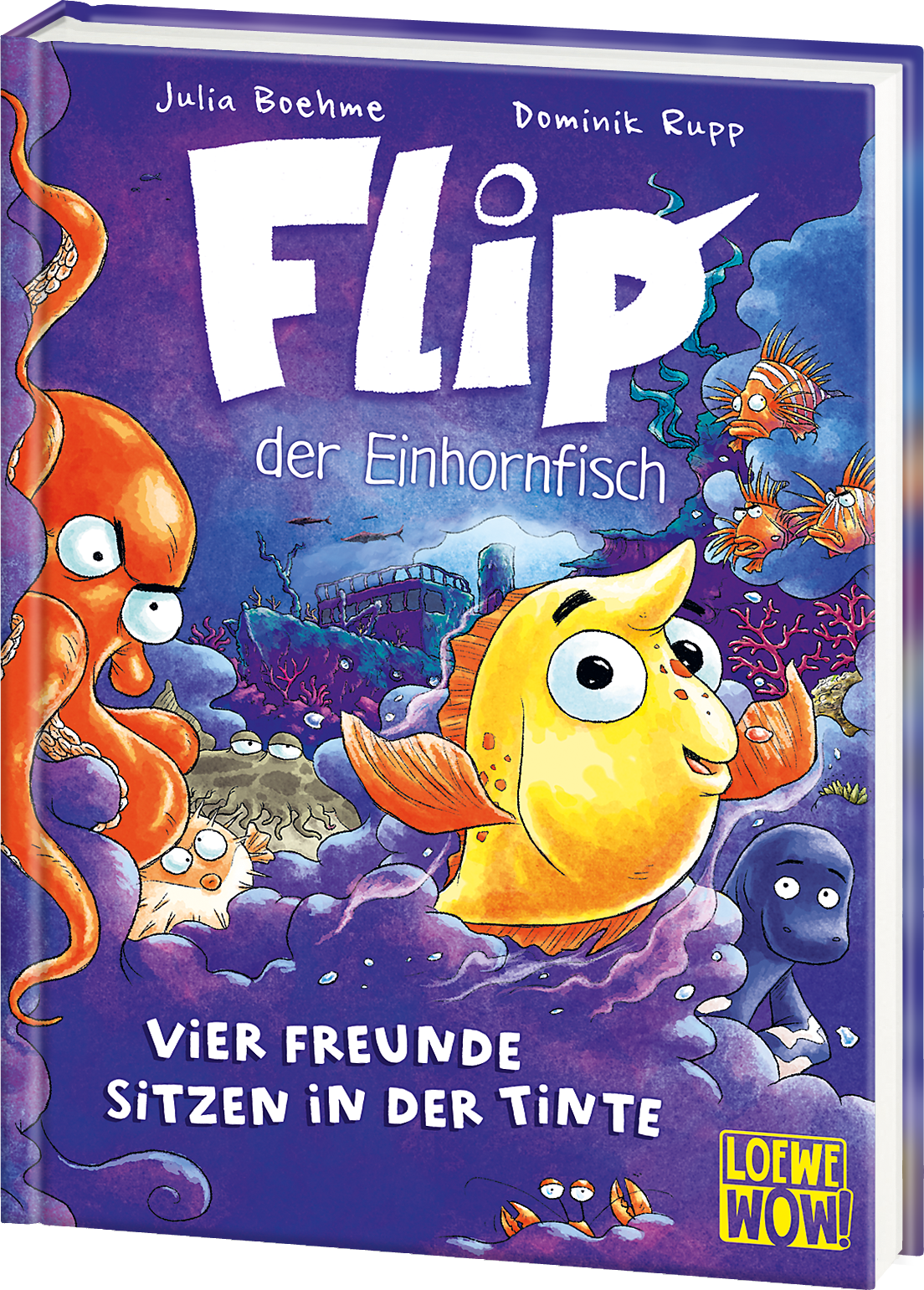 Flip, der Einhornfisch (Band 2) - Vier Freunde sitzen in der Tinte 9783743217614