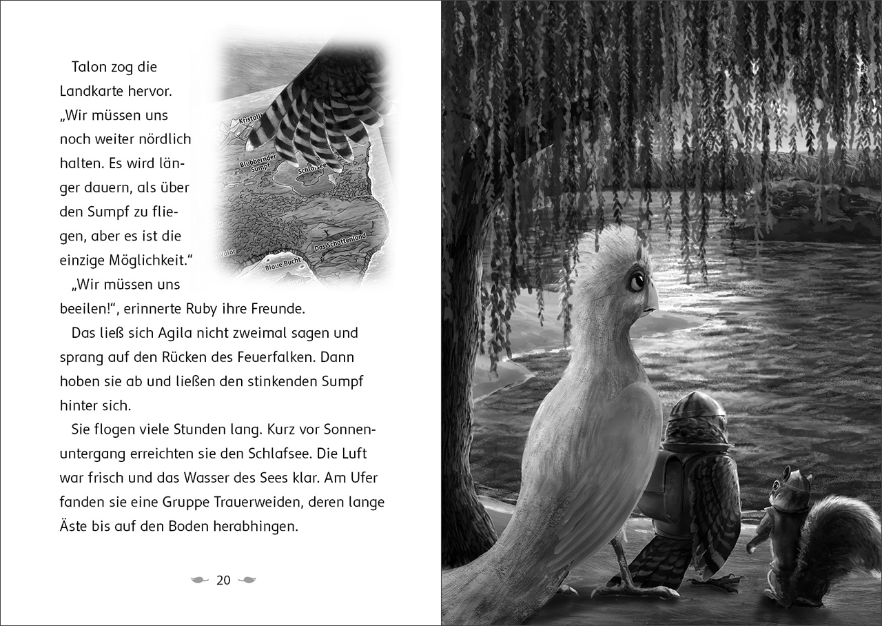 Der letzte Feuerfalke und der geheimnisvolle See (Band 4) 9783743208155_2 Der letzte Feuerfalke und der geheimnisvolle See (Band 4) 9783743208155_2