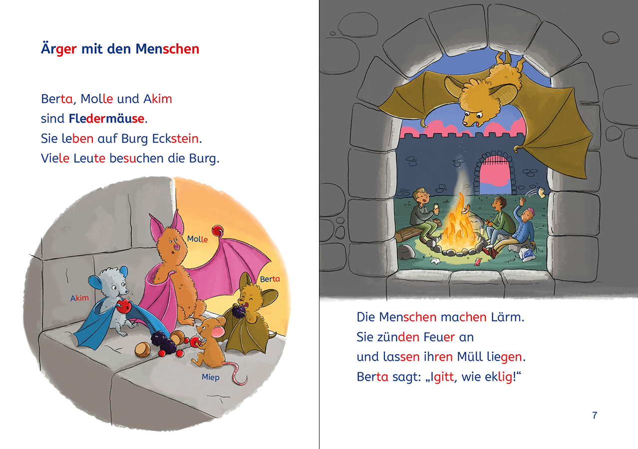 Leselöwen 1. Klasse - Fledermaus im Anflug 9783743219014_10