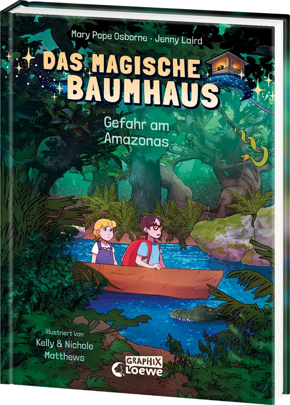 Buchcover von Das magische Baumhaus; Buchcover Gefahr am Amazonas; Linkziel: Das magische Baumhaus Graphix