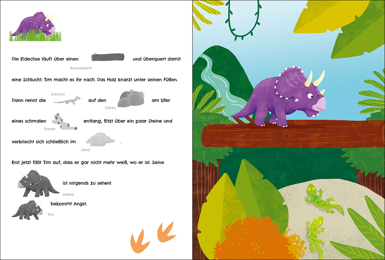 Meine Dino-Welt - Tim, der kleine Triceratops 9783743220522_06